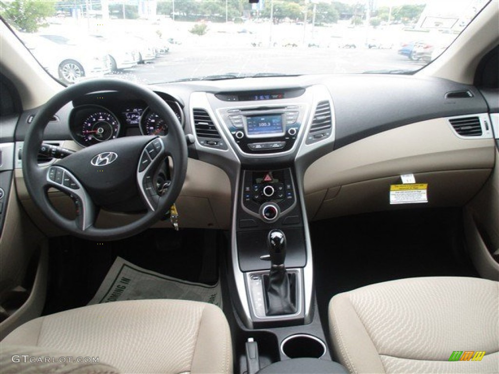 2016 Elantra SE - Phantom Black / Beige photo #12