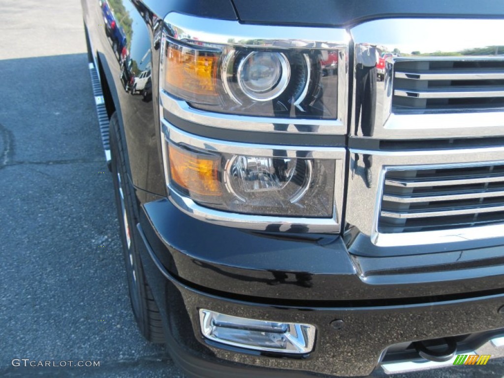 2015 Silverado 1500 High Country Crew Cab 4x4 - Black / High Country Saddle photo #5