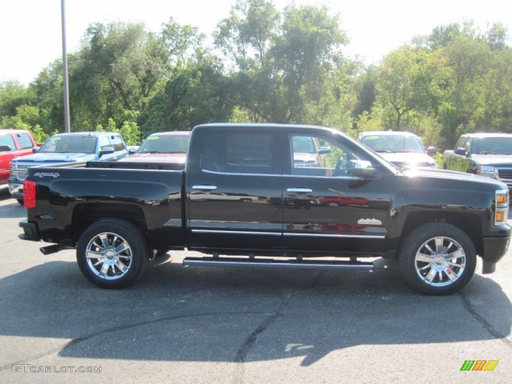 2015 Silverado 1500 High Country Crew Cab 4x4 - Black / High Country Saddle photo #9