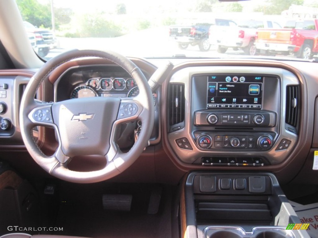 2015 Silverado 1500 High Country Crew Cab 4x4 - Black / High Country Saddle photo #27