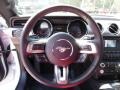 Ebony Recaro Sport Seats 2016 Ford Mustang GT Coupe Steering Wheel