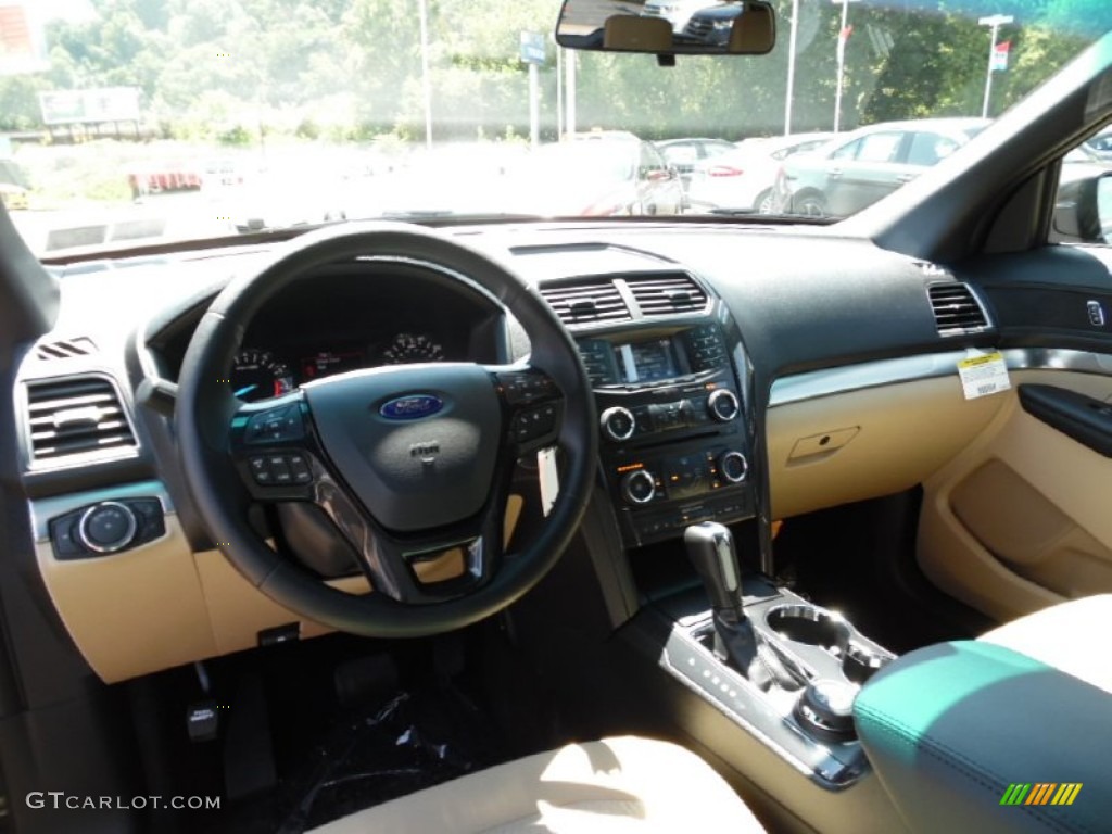 2016 Explorer 4WD - Shadow Black / Medium Light Camel photo #14