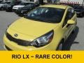 2016 Digital Yellow Kia Rio LX Sedan #106539006