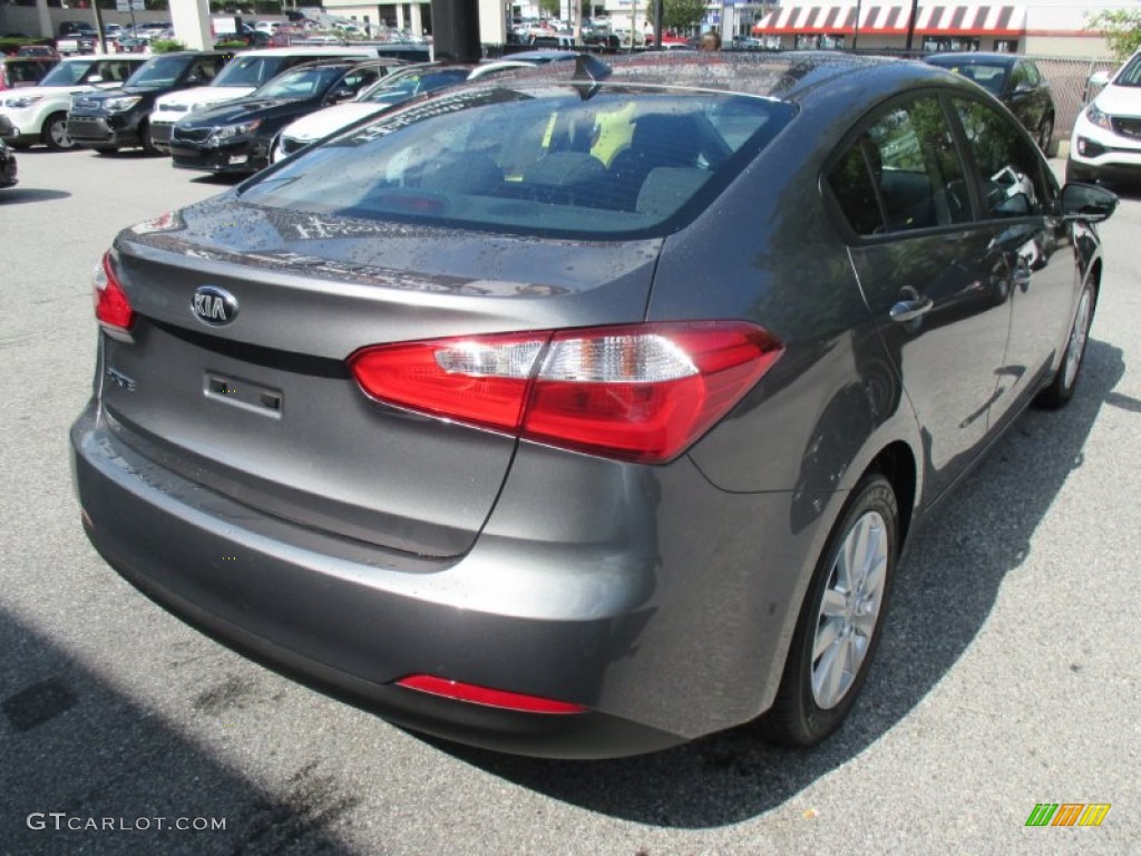 2016 Forte LX Sedan - Graphite Steel / Black photo #3