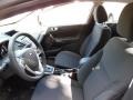 Charcoal Black 2016 Ford Fiesta SE Sedan Interior Color