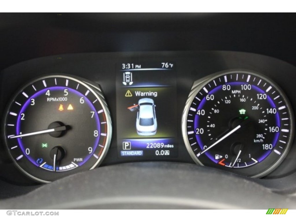 2014 Infiniti Q 50S Hybrid Gauges Photos