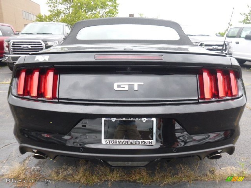 2015 Mustang GT Premium Convertible - Black / Ebony photo #3