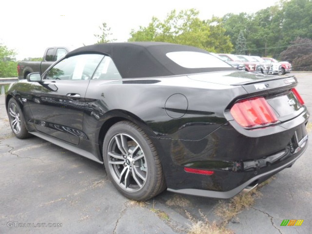 2015 Mustang GT Premium Convertible - Black / Ebony photo #4