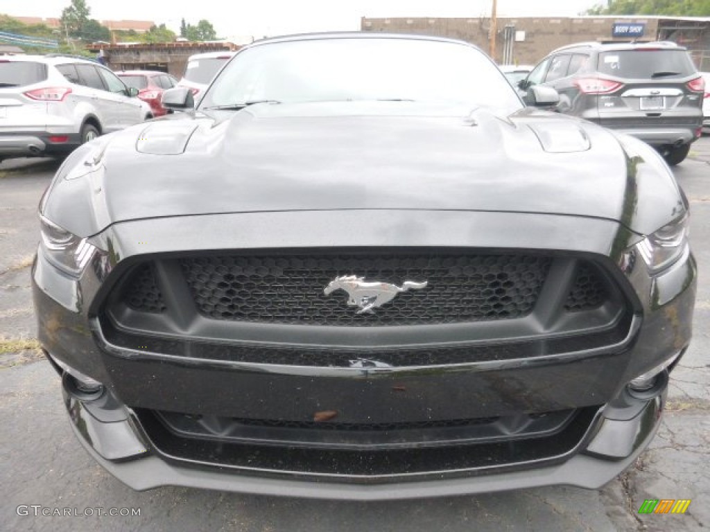 2015 Mustang GT Premium Convertible - Black / Ebony photo #6