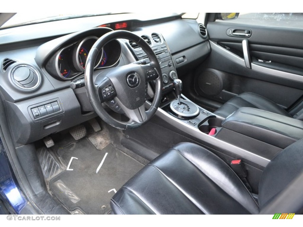 Black Interior 2010 Mazda CX-7 s Grand Touring AWD Photo #106549024