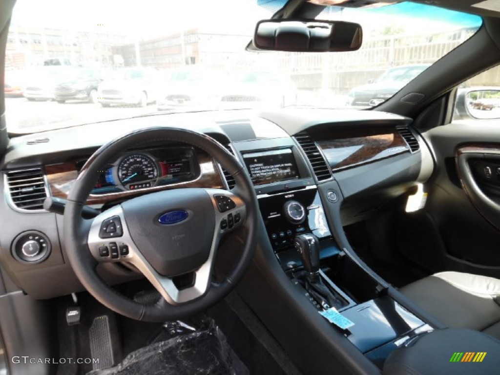 2015 Taurus Limited AWD - Magnetic Metallic / Charcoal Black photo #13
