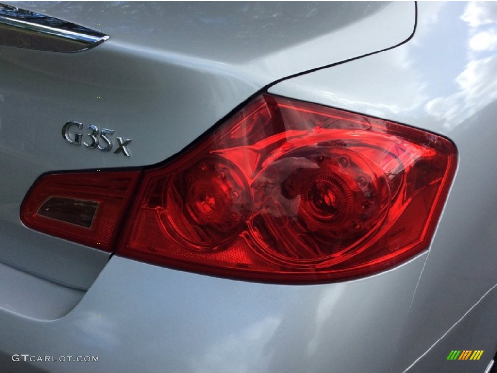 2007 G 35 x Sedan - Liquid Platinum Metallic / Graphite Black photo #23