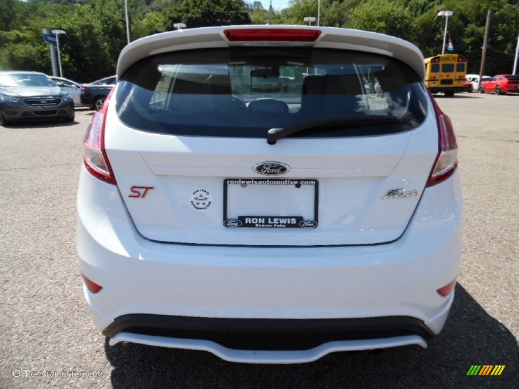 2015 Fiesta ST Hatchback - Oxford White / ST Charcoal Black photo #4