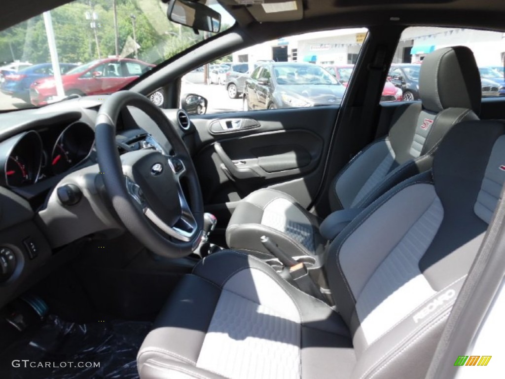 2015 Fiesta ST Hatchback - Oxford White / ST Charcoal Black photo #12