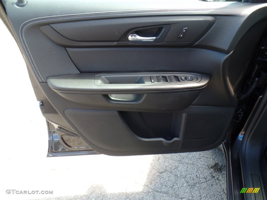 2016 Chevrolet Traverse LT AWD Ebony Door Panel Photo #106552126