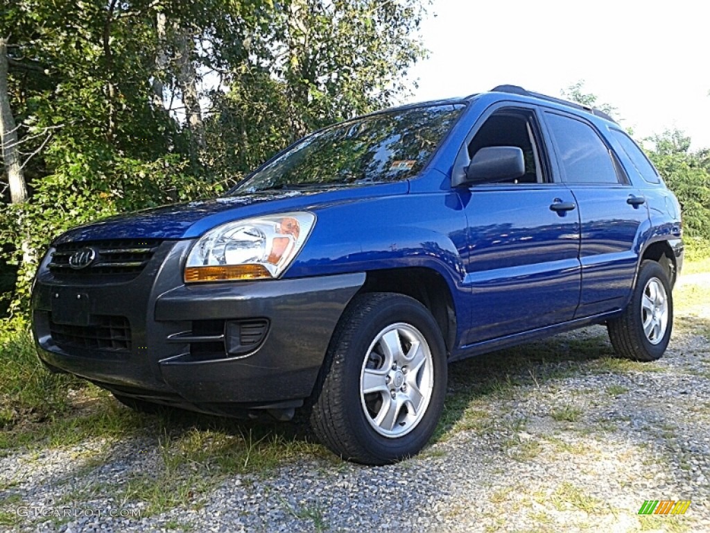 2006 Sportage LX - Smart Blue / Black photo #1