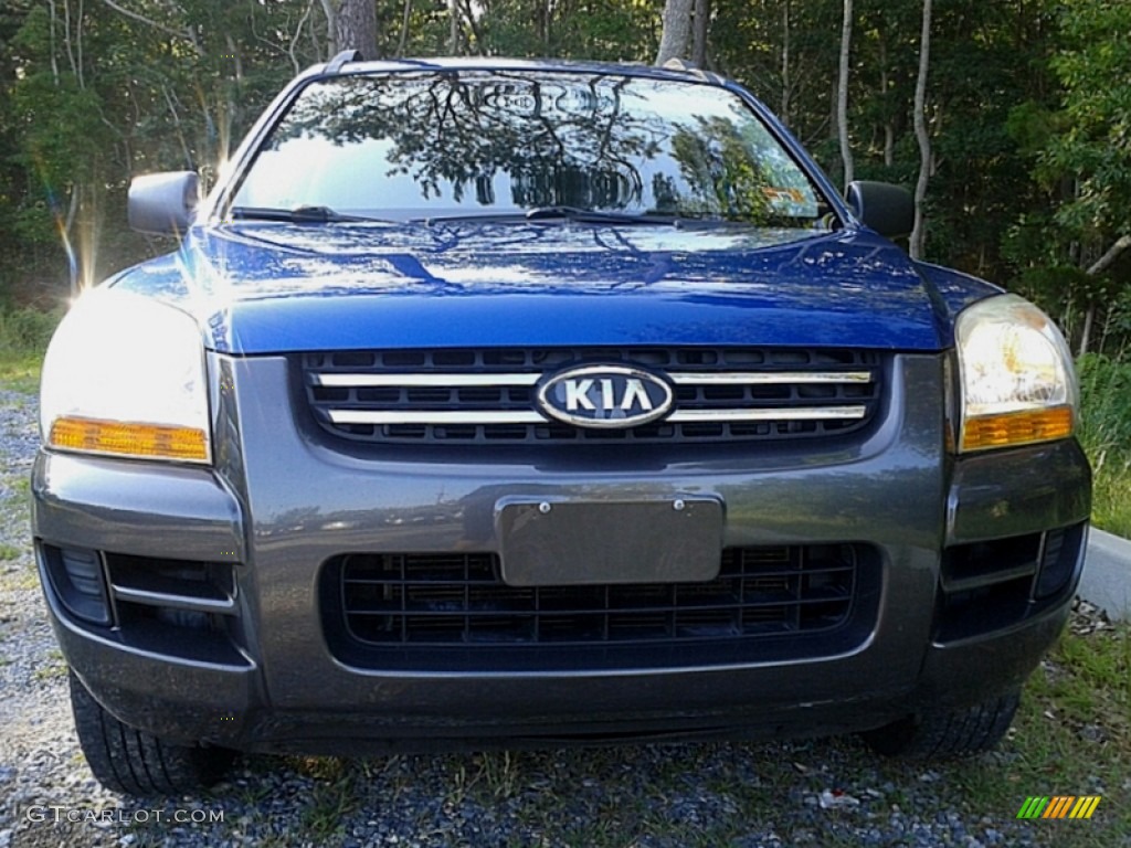 2006 Sportage LX - Smart Blue / Black photo #2