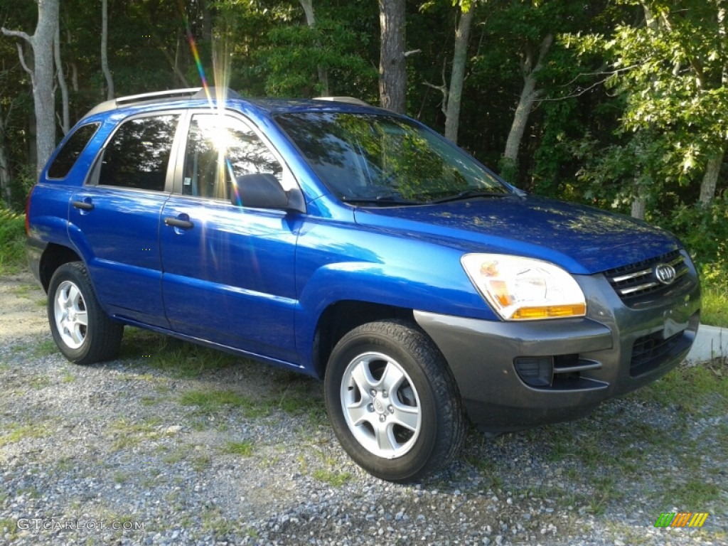 2006 Sportage LX - Smart Blue / Black photo #3