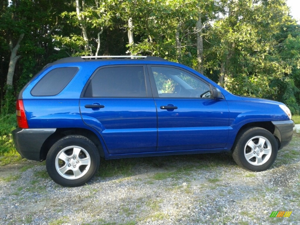 2006 Sportage LX - Smart Blue / Black photo #4