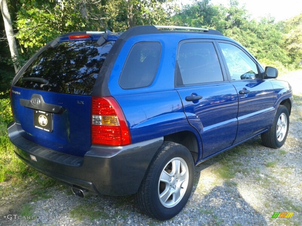 2006 Sportage LX - Smart Blue / Black photo #5