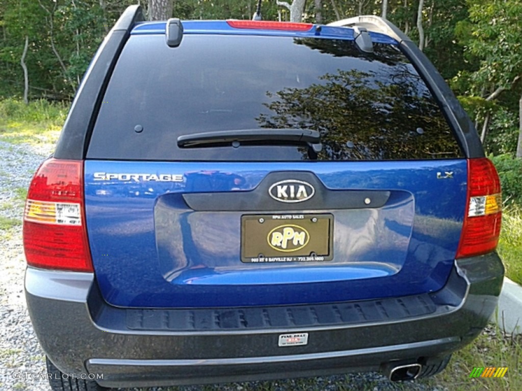 2006 Sportage LX - Smart Blue / Black photo #6