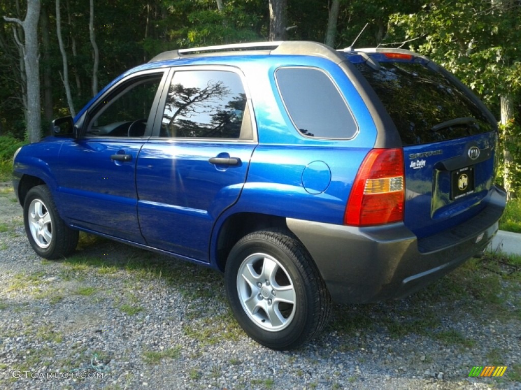 2006 Sportage LX - Smart Blue / Black photo #9