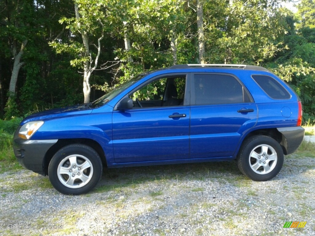 2006 Sportage LX - Smart Blue / Black photo #10