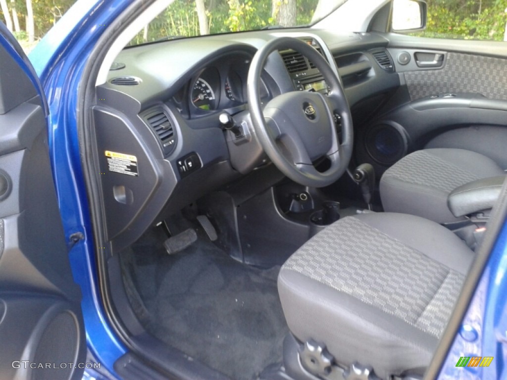 2006 Sportage LX - Smart Blue / Black photo #12