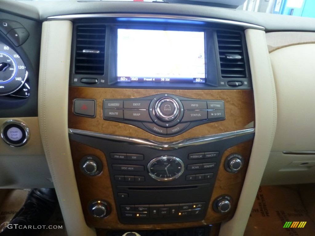 2012 QX 56 4WD - Platinum Graphite / Wheat photo #7