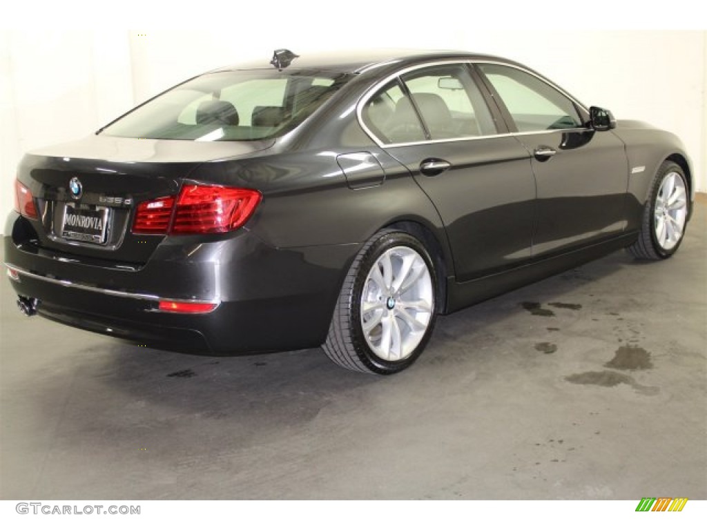 2015 5 Series 535d Sedan - Dark Graphite Metallic / Black photo #4