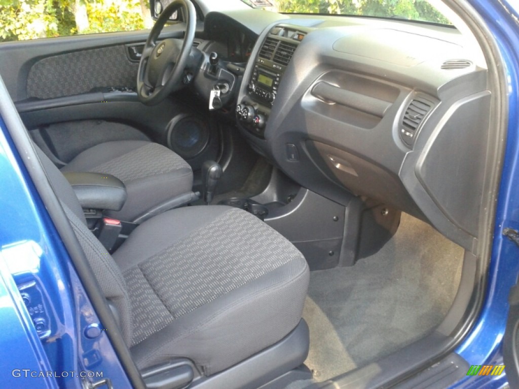 2006 Sportage LX - Smart Blue / Black photo #21