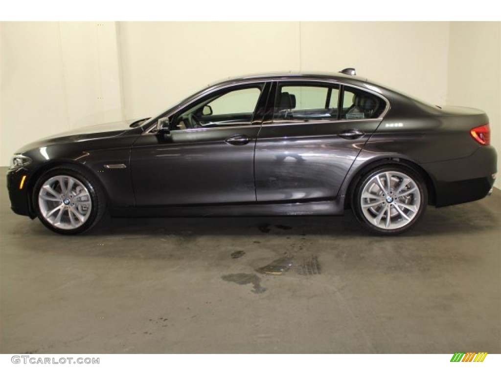 2015 5 Series 535d Sedan - Dark Graphite Metallic / Black photo #6