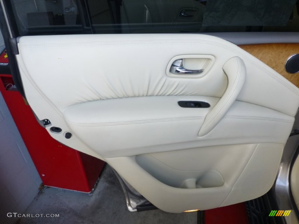 2012 QX 56 4WD - Platinum Graphite / Wheat photo #19