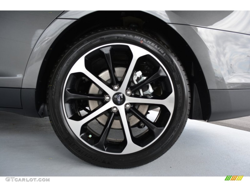 2015 Taurus SEL - Magnetic Metallic / Charcoal Black photo #5