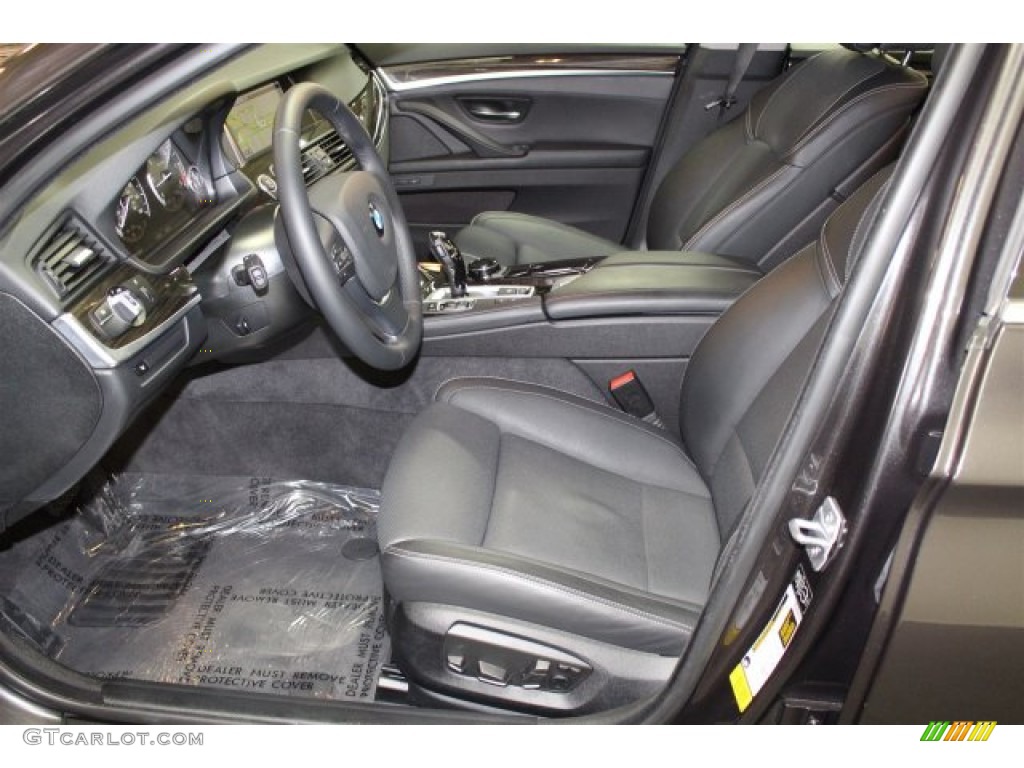 2015 5 Series 535d Sedan - Dark Graphite Metallic / Black photo #12