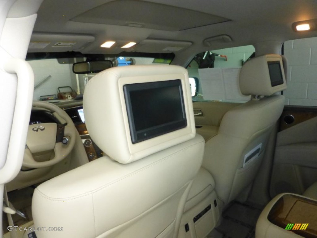 2012 QX 56 4WD - Platinum Graphite / Wheat photo #20