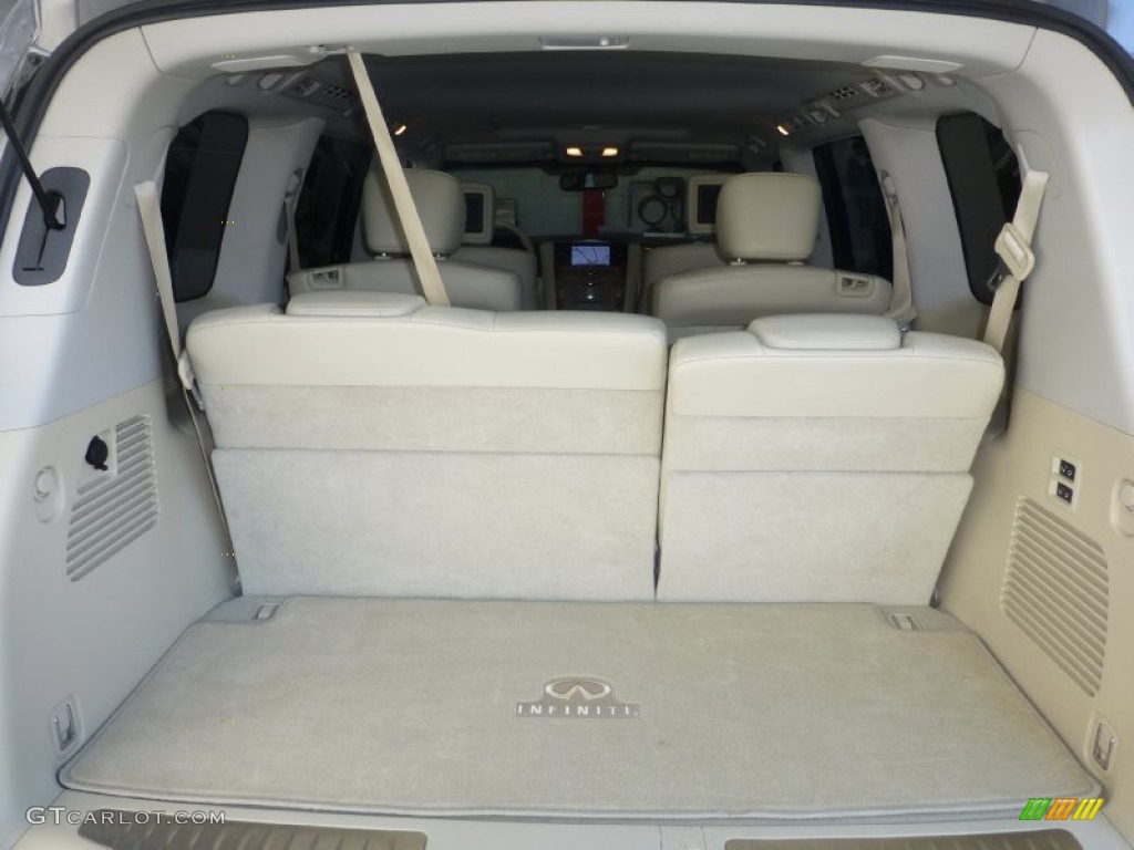 2012 QX 56 4WD - Platinum Graphite / Wheat photo #21