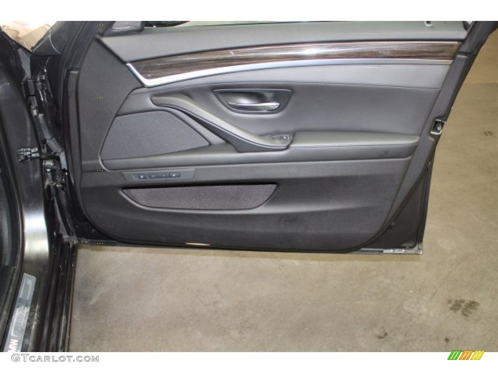 2015 5 Series 535d Sedan - Dark Graphite Metallic / Black photo #15