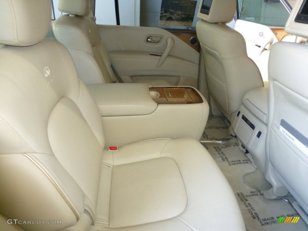 2012 QX 56 4WD - Platinum Graphite / Wheat photo #23
