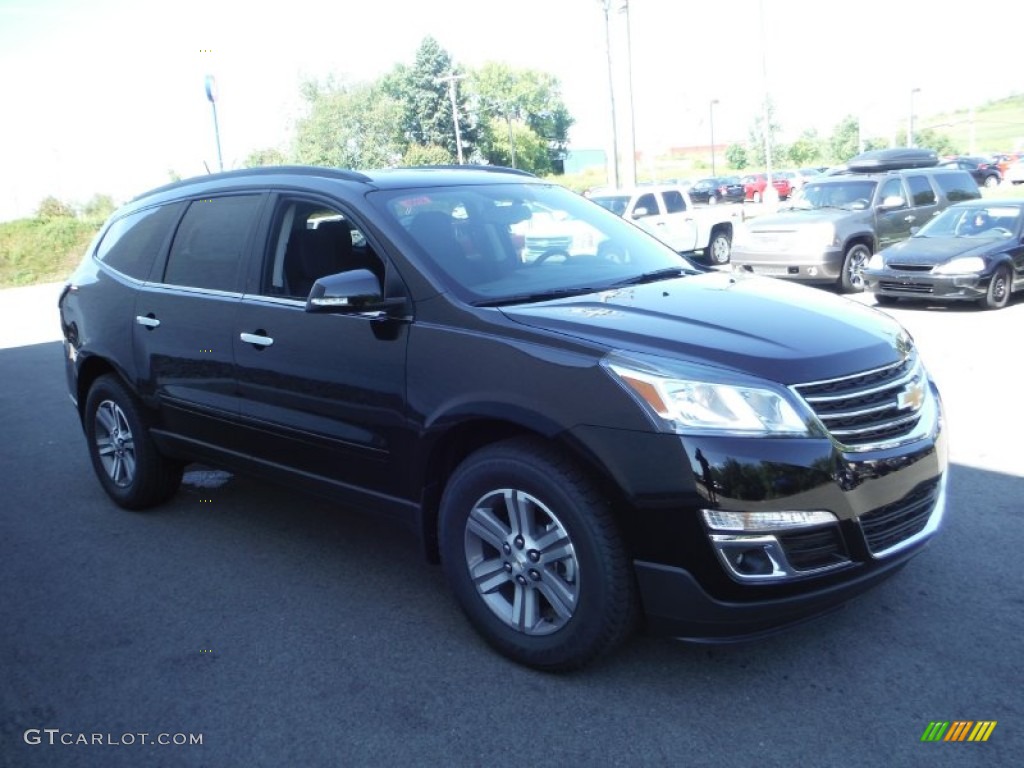 Mosaic Black Metallic 2016 Chevrolet Traverse LT AWD Exterior Photo #106554796