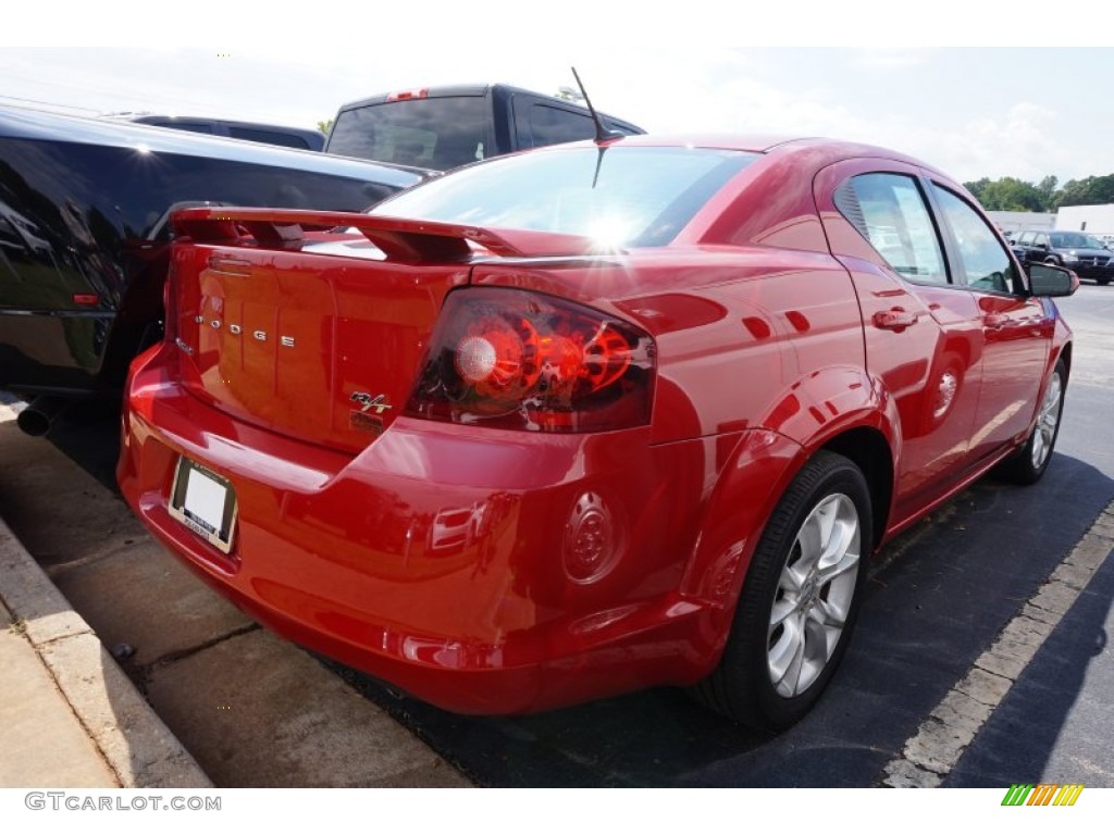 2014 Avenger R/T - Redline 2-Coat Pearl / R/T Black photo #3