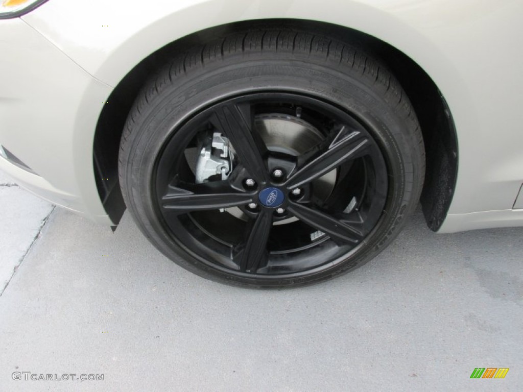 2016 Fusion SE - Tectonic Metallic / Charcoal Black photo #11