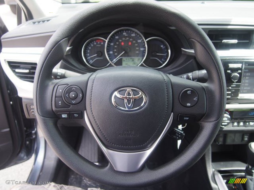 2016 Toyota Corolla LE Ash Steering Wheel Photo #106557886