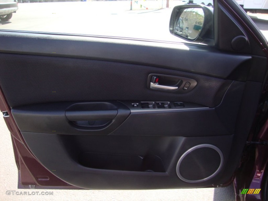 2008 MAZDA3 s Touring Sedan - Phantom Purple Mica / Black photo #9