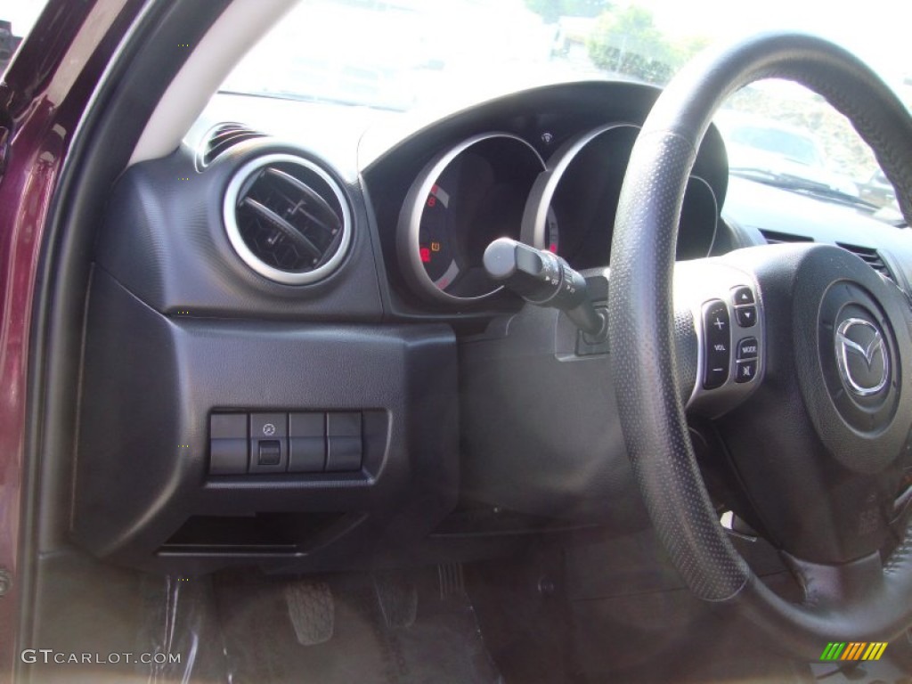 2008 MAZDA3 s Touring Sedan - Phantom Purple Mica / Black photo #11