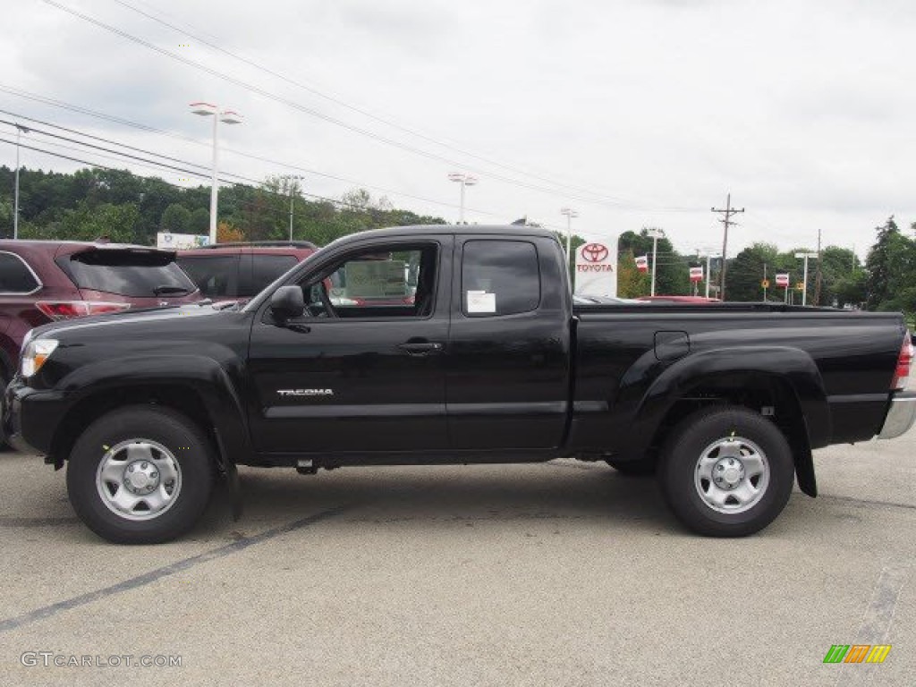 2015 Tacoma V6 Access Cab 4x4 - Black / Graphite photo #2