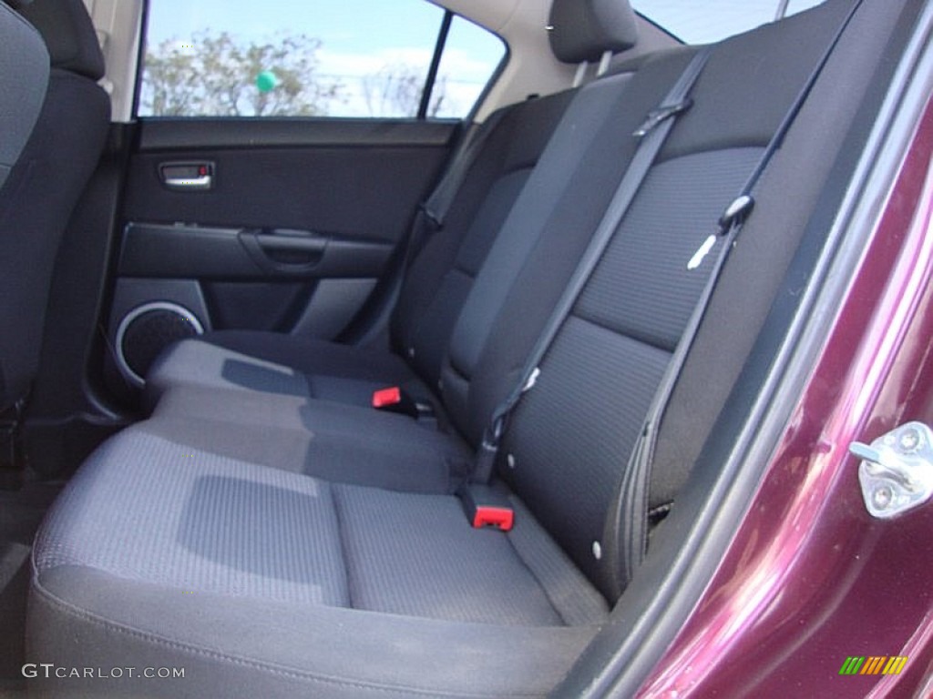 2008 MAZDA3 s Touring Sedan - Phantom Purple Mica / Black photo #22