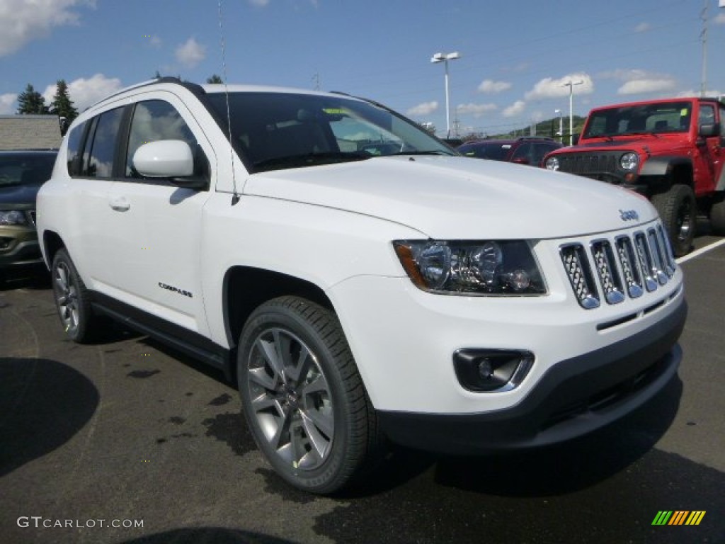 Bright White 2016 Jeep Compass High Altitude 4x4 Exterior Photo #106558942