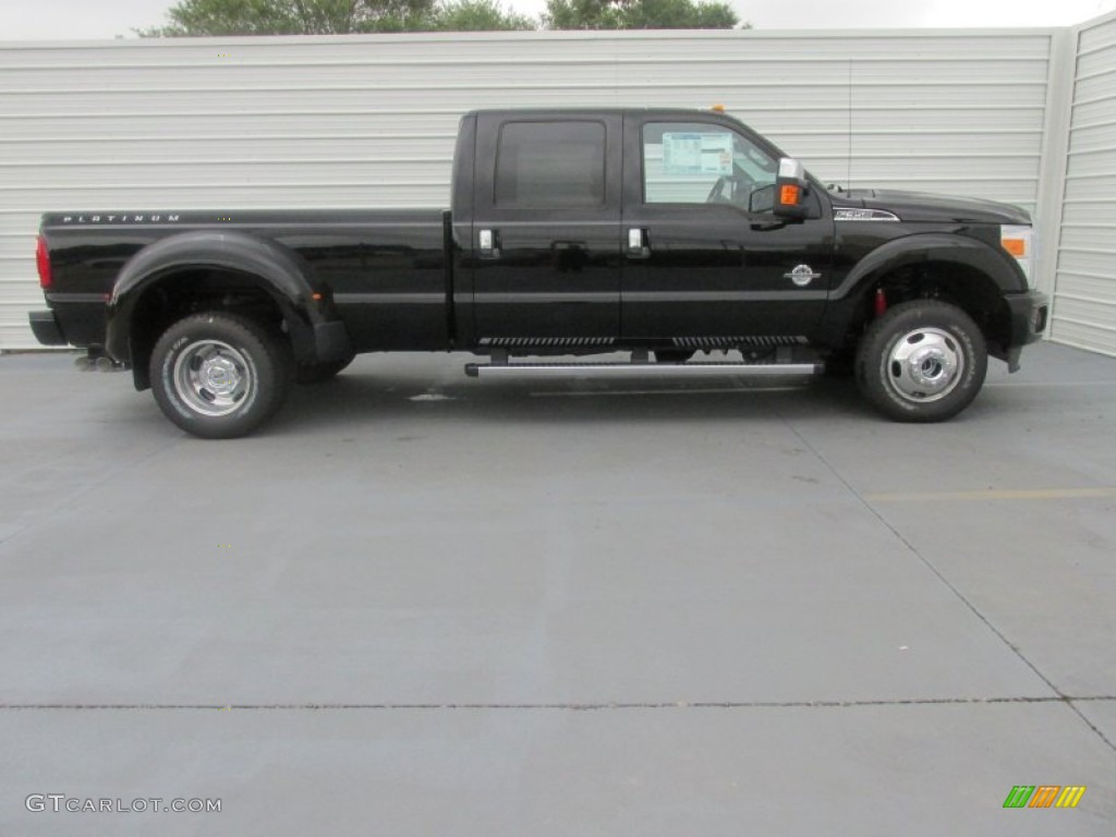 Shadow Black 2016 Ford F350 Super Duty Platinum Crew Cab 4x4 DRW Exterior Photo #106559701