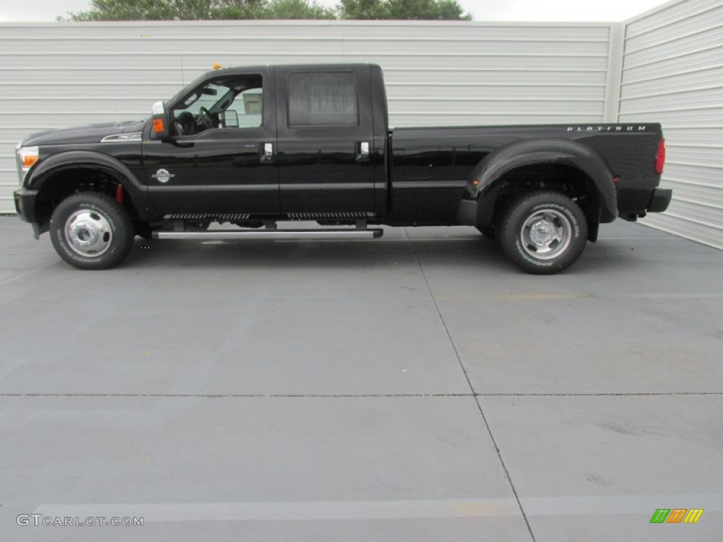 Shadow Black 2016 Ford F350 Super Duty Platinum Crew Cab 4x4 DRW Exterior Photo #106559761